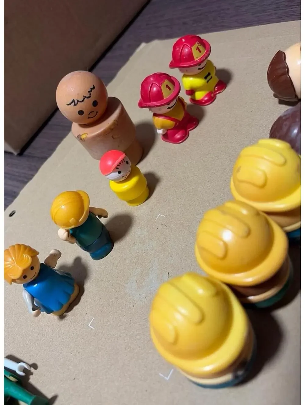 Vintage 70’s toys lot - little people Fischer price geobra figures tonka